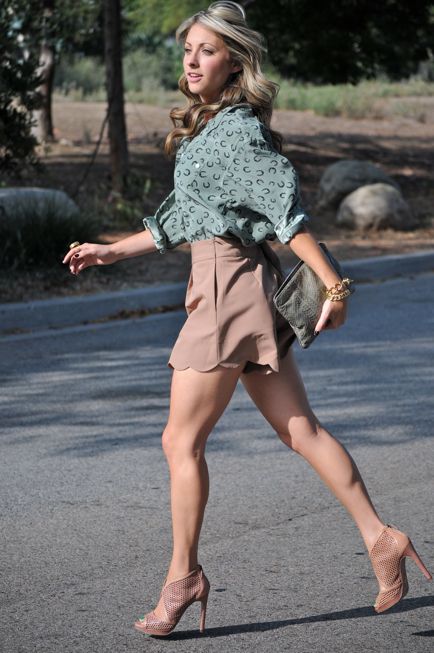 Scalloped Shorts Outfit Ideas