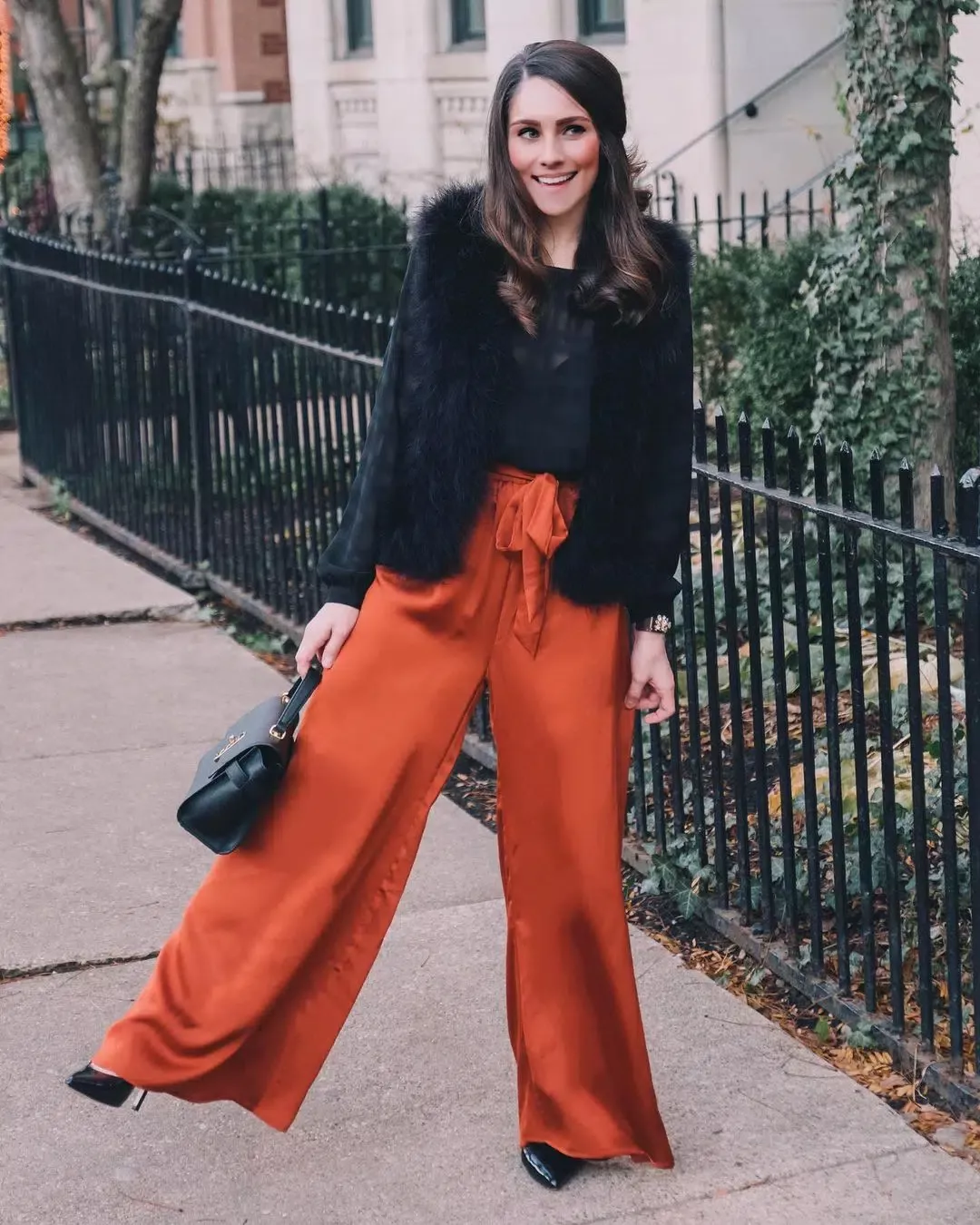 Silk Pants Outfit Ideas for
  Women